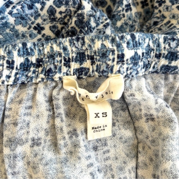 SOFT JOIE Sarnie Off-Shoulder Top | Soft Copen Blue Blouse, Boho Chic Style XS - Picture 7 of 8